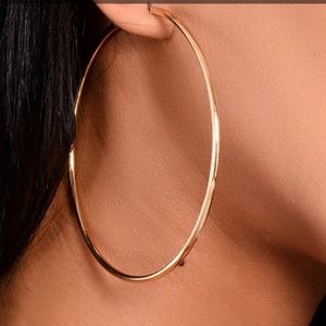 Beautiful Gold Hoop Earrings